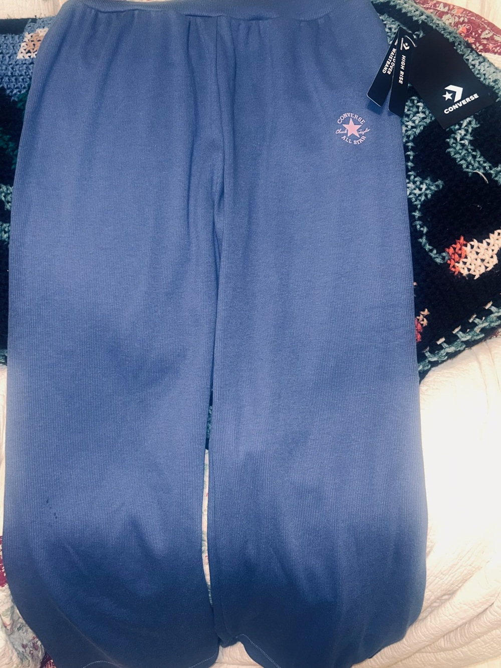 Converse Girls S Mauve Purple Wide Leg Pants, New with tags